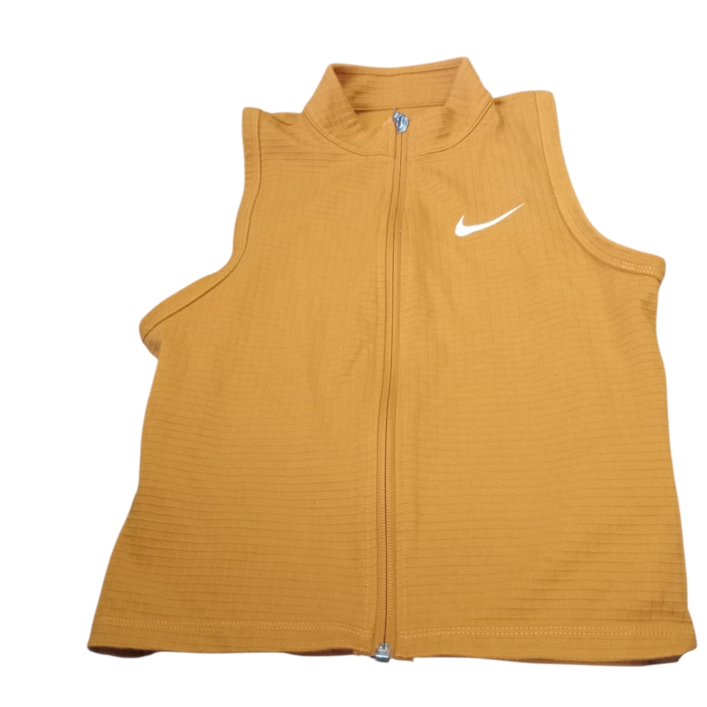 Nike Mustard Yellow Vest Style Shirt size M